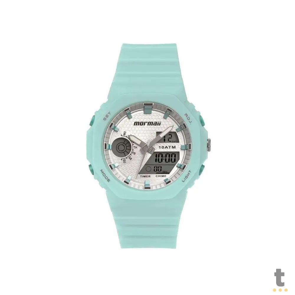 Relógio de Pulso Mormaii Sports em Polimero Azul Claro - MO12800/8E Truedata